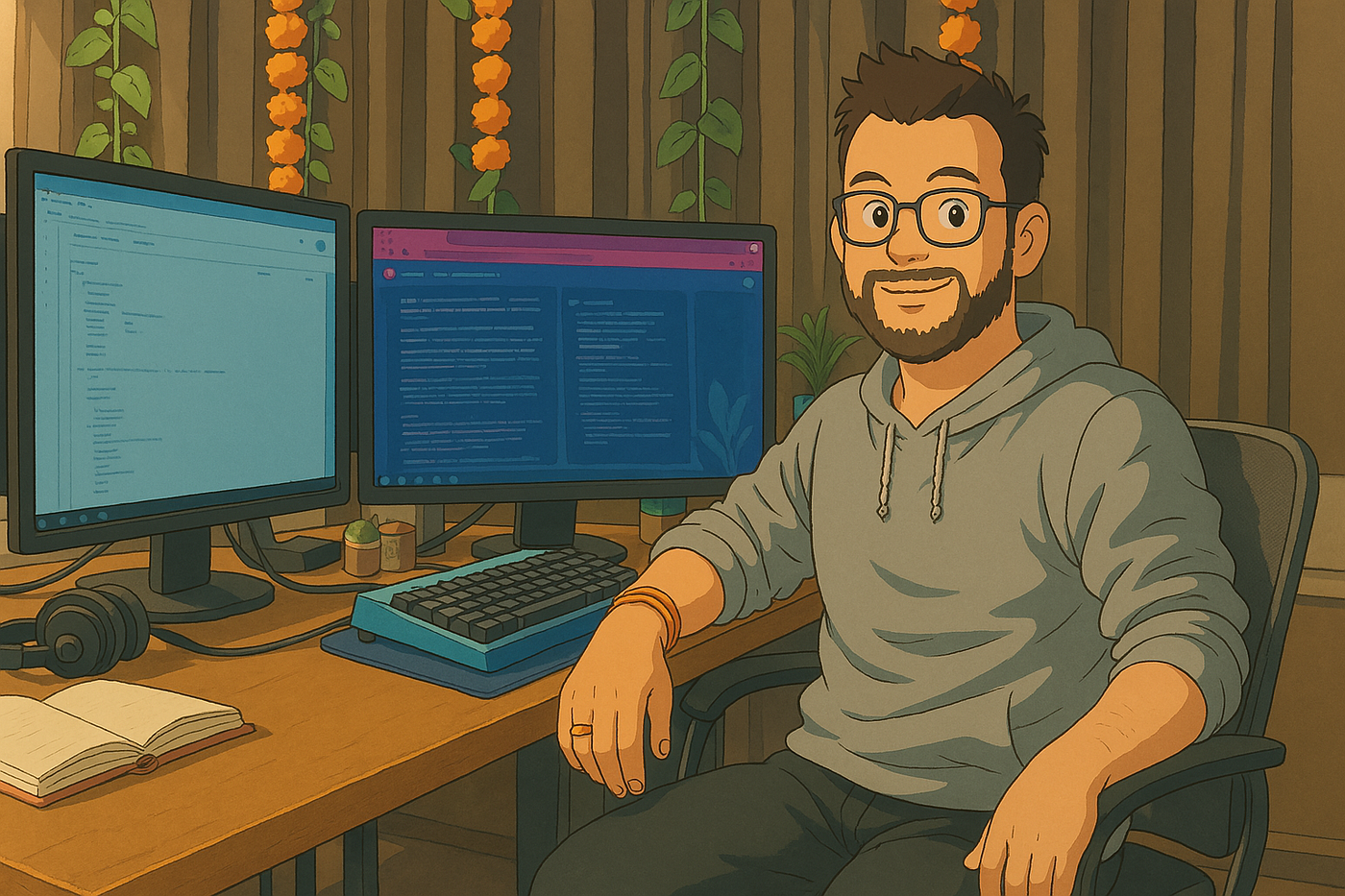 Ghiblify AI generated scene with Studio Ghibli art style